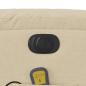 Preview: Massagesessel Elektrisch Creme Stoff