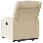 Preview: Massagesessel mit Aufstehhilfe Creme Stoff