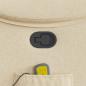 Preview: Massagesessel Creme Stoff