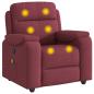 Preview: Massagesessel Weinrot Stoff