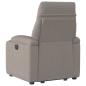 Preview: Relaxsessel mit Aufstehhilfe Elektrisch Taupe Stoff