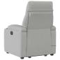 Preview: Massagesessel mit Aufstehhilfe Elektrisch Wolkengrau Stoff