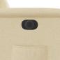 Preview: Relaxsessel Elektrisch Creme Stoff