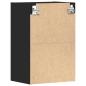 Preview: Hängeschrank Schwarz 40x29,5x60 cm Holzwerkstoff