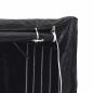 Preview: Brennholzregal mit Regenschutz 100,5x40,5x110,5 cm