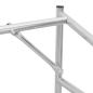 Preview: Brennholzregal mit Regenschutz 150,5x100,5x110,5 cm
