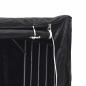 Preview: Brennholzregal mit Regenschutz 150,5x100,5x110,5 cm
