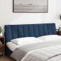 Preview: Kopfteil-Kissen Blau 180 cm Stoff