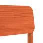 Preview: Gartenstuhl Wachsbraun 60x52,5x72 cm Massivholz Kiefer