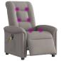 Preview: Massagesessel Elektrisch Taupe Stoff