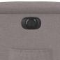 Preview: Relaxsessel Elektrisch Taupe Stoff