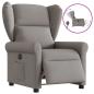 Preview: Relaxsessel Elektrisch Taupe Stoff