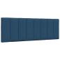 Preview: ARDEBO.de - Kopfteil-Kissen Blau 120 cm Stoff