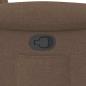 Preview: Relaxsessel mit Aufstehhilfe Braun Stoff