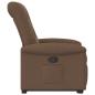 Preview: Relaxsessel mit Aufstehhilfe Braun Stoff