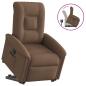 Preview: Relaxsessel mit Aufstehhilfe Braun Stoff