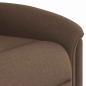 Preview: Relaxsessel mit Aufstehhilfe Braun Stoff
