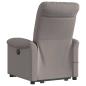 Preview: Elektrischer Massagesessel mit Aufstehhilfe Taupe Stoff