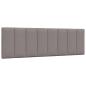 Preview: ARDEBO.de - Kopfteil-Kissen Taupe 160 cm Stoff