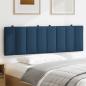 Preview: Kopfteil-Kissen Blau 160 cm Stoff