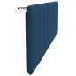 Preview: Kopfteil-Kissen Blau 160 cm Stoff