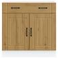 Preview: Küchen-Unterschrank Lucca Artisan-Eiche Holzwerkstoff