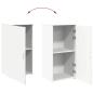 Preview: Lagerschrank Weiß 50x45x103,5 cm Holzwerkstoff