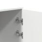 Preview: Lagerschrank Weiß 50x45x103,5 cm Holzwerkstoff