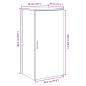Preview: Lagerschrank Weiß 50x45x103,5 cm Holzwerkstoff