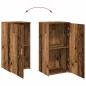 Preview: Lagerschrank Altholz-Optik 50x45x103,5 cm Holzwerkstoff