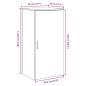 Preview: Lagerschrank Altholz-Optik 50x45x103,5 cm Holzwerkstoff