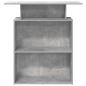 Preview: Empfangstheke Betongrau 100x40x104 cm Holzwerkstoff