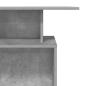 Preview: Empfangstheke Betongrau 100x40x104 cm Holzwerkstoff