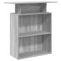 Preview: Empfangstheke Grau Sonoma 100x40x104 cm Holzwerkstoff