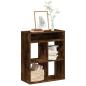 Preview: ARDEBO.de - Bücherregal Räuchereiche 66x31x80 cm Holzwerkstoff