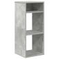 Preview: Bücherregal Betongrau 34x31x80 cm Holzwerkstoff