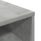 Preview: Bücherregal Betongrau 34x31x80 cm Holzwerkstoff