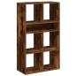 Preview: Bücherregal Räuchereiche 66x31x112 cm Holzwerkstoff
