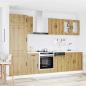Preview: 8-tlg. Küchenschrank-Set Kalmar Artisan-Eiche Holzwerkstoff