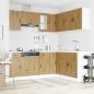 Preview: 11-tlg. Küchenschrank-Set Porto Artisan-Eiche Holzwerkstoff
