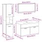 Preview: 5-tlg. Badmöbel-Set Altholz-Optik Holzwerkstoff
