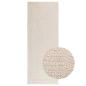 Preview: ARDEBO.de - Teppich ZIZUR Creme 80x200 cm Jute-Optik Indoor und Outdoor