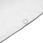 Preview: Transparente Plane mit Ösen 4x4 m Polyethylen
