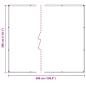Preview: Transparente Plane mit Ösen 3x5 m PVC