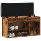 Preview: Schuhbank Altholz-Optik 82x32x45,5 cm Holzwerkstoff