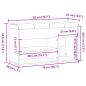 Preview: Schuhbank Altholz-Optik 82x32x45,5 cm Holzwerkstoff
