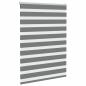 Preview: Zebra Jalousie Dunkelgrau 105x150 cm Stoffbreite 100,9 cm