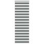 Preview: ARDEBO.de - Zebra Jalousie Dunkelgrau 80x230cm Stoffbreite 75,9cm Polyester