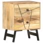 Preview: Nachttisch 40x30x50 cm Massivholz Mango