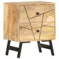 Preview: Nachttisch 40x30x50 cm Massivholz Mango